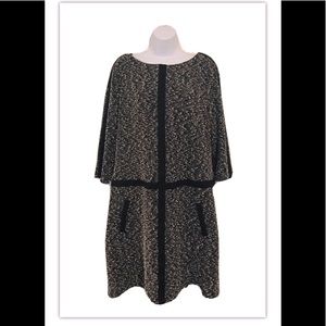 Gabby Skye Black/White LS Dress 16